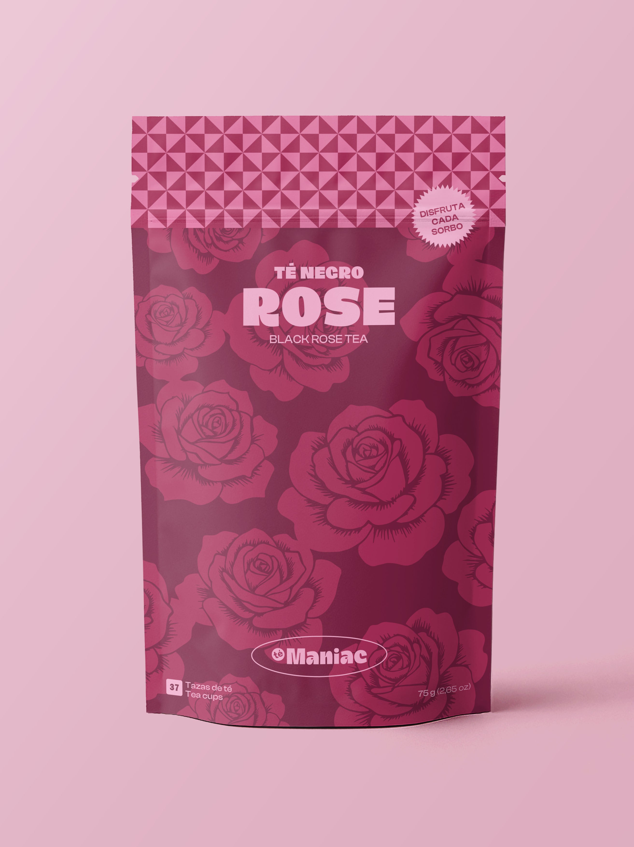 Thé noir à la rose